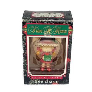 Vintage 1992 Lustre Fame Ornament Merry Christmas Mom Little Girl In Mom's Shoes